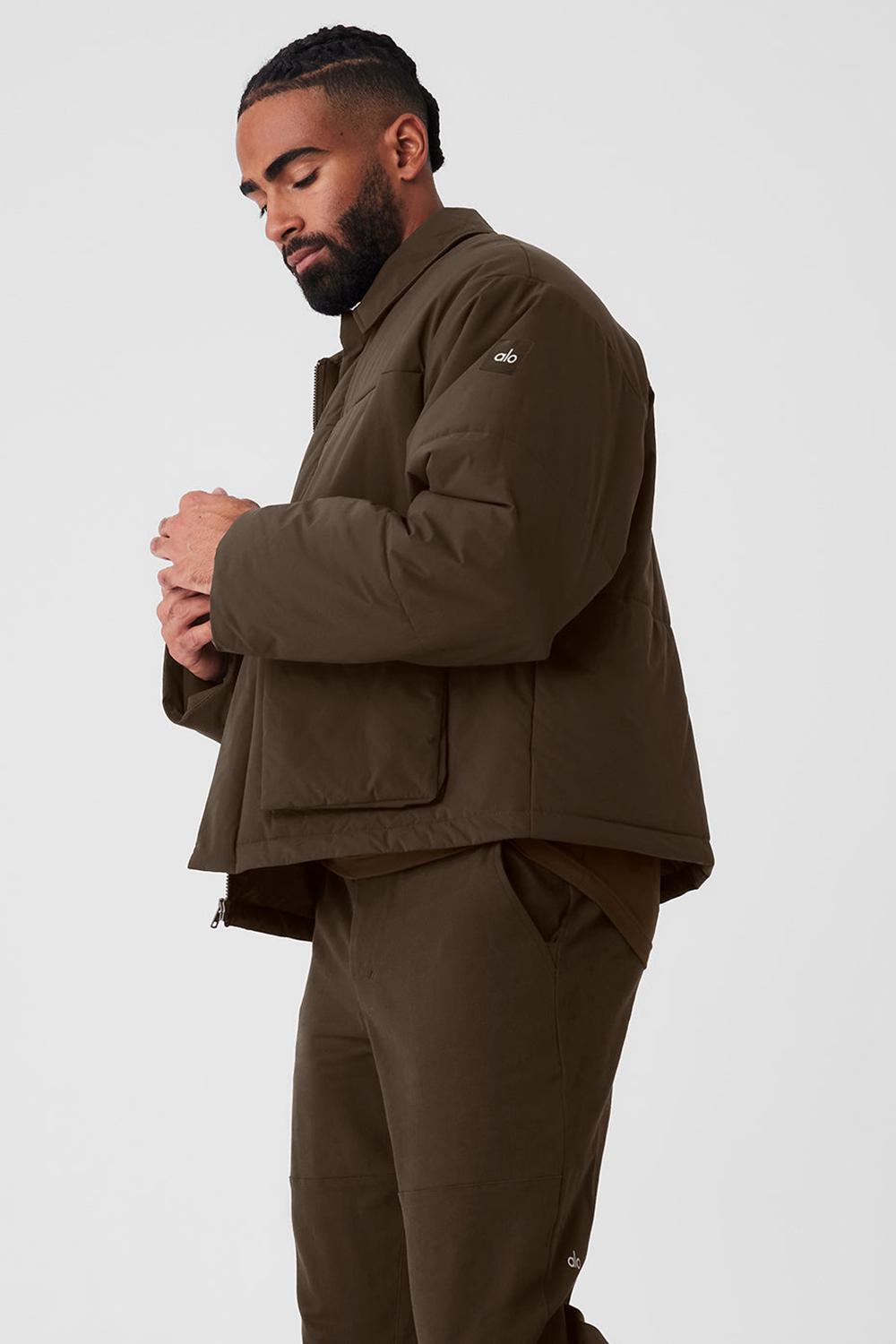 Chaquetas Alo Yoga Voyage Utility Cargo Hombre Espresso | Chile  18629-XHNP