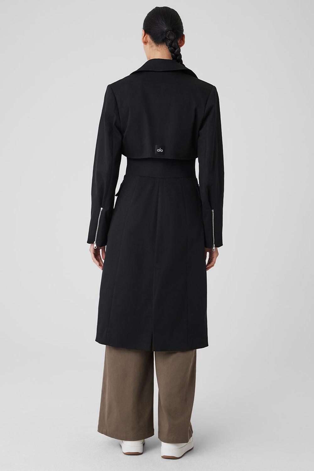 Gabardina Alo Yoga Formation Mujer Negras | Chile  20196-LNVE