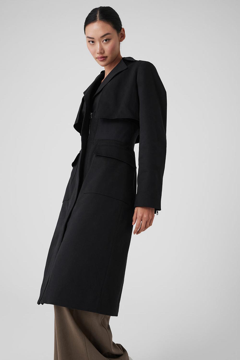 Gabardina Alo Yoga Formation Mujer Negras | Chile  20196-LNVE