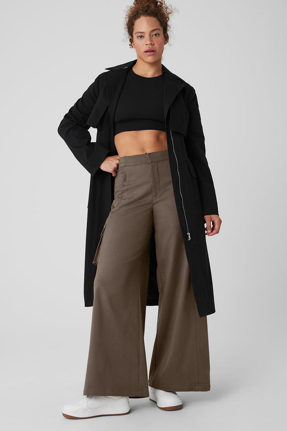 Gabardina Alo Yoga Formation Mujer Negras | Chile  20196-LNVE