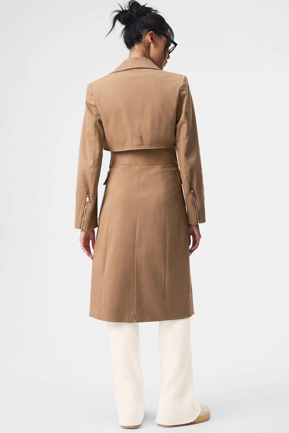 Gabardina Alo Yoga Formation Mujer Toasted Almond | Chile  28951-TFOM