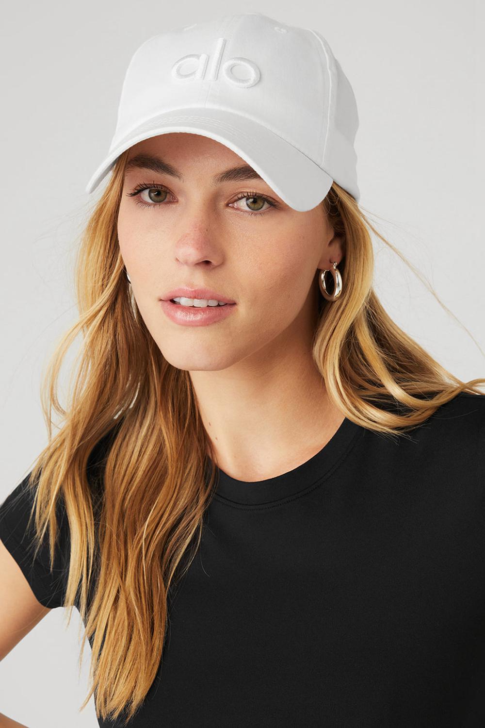 Gorras Alo Yoga Off-Duty Mujer Blancas Blancas | Chile  29180-LOWA
