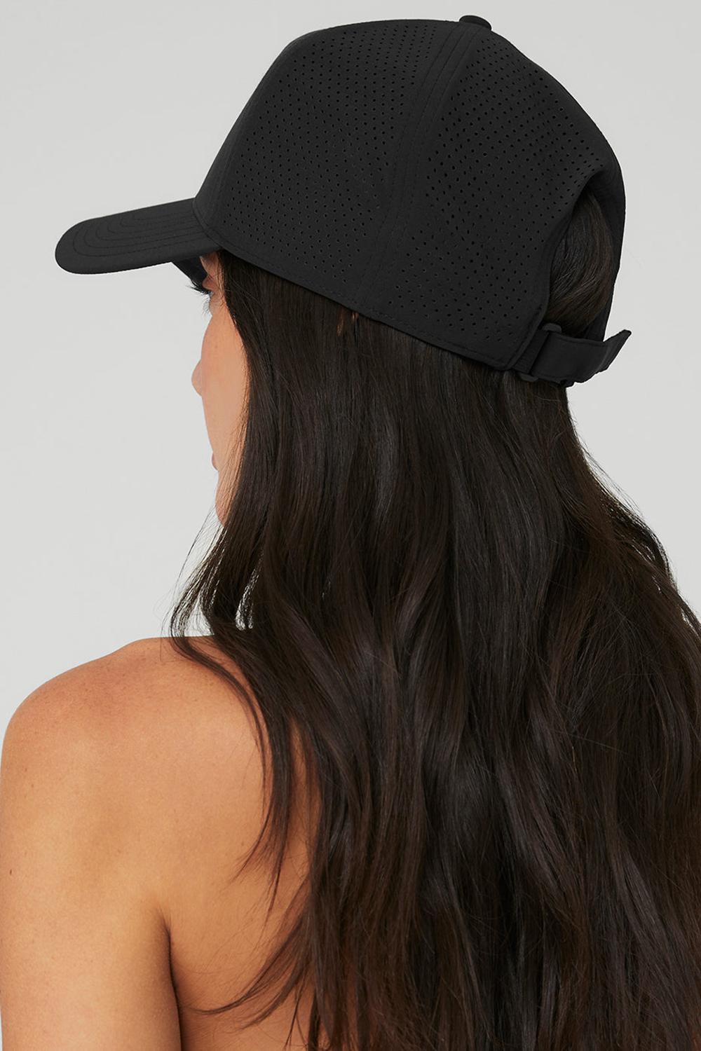 Gorras De Camionero Alo Yoga Performance District Mujer Negras Blancas | Chile  97385-QWCV