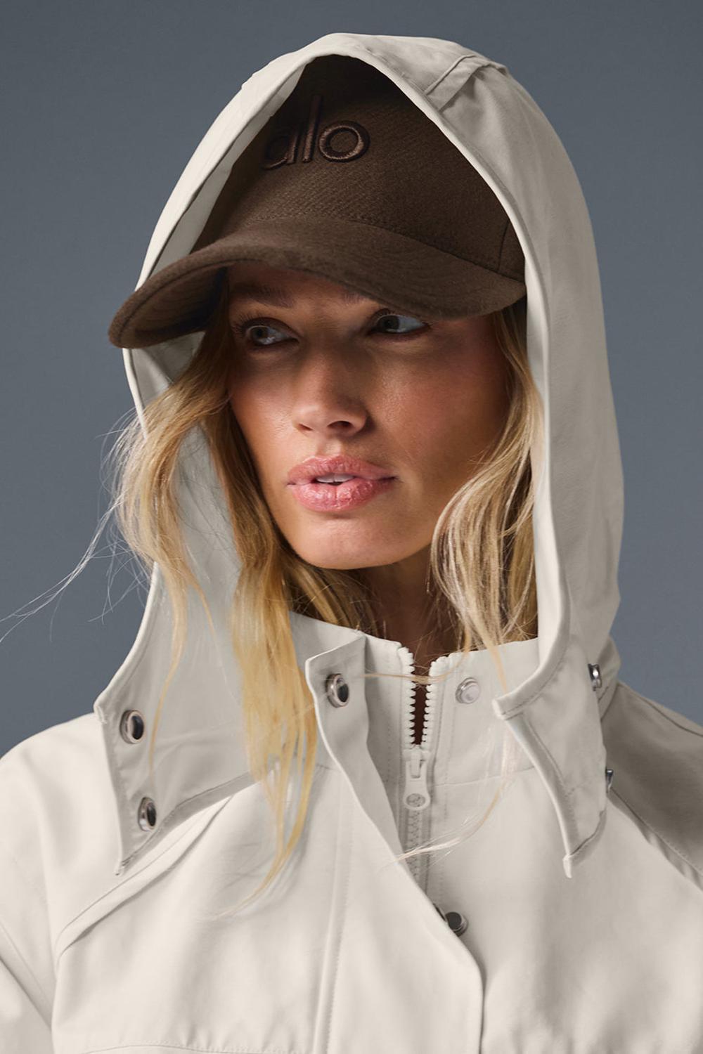 Gorras De Camionero Alo Yoga Wool District Mujer Espresso | Chile  10367-BDFJ