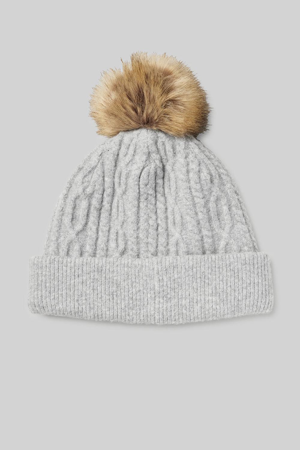 Gorro Alo Yoga Cable Knit Mujer Gris | Chile  27590-EPRU