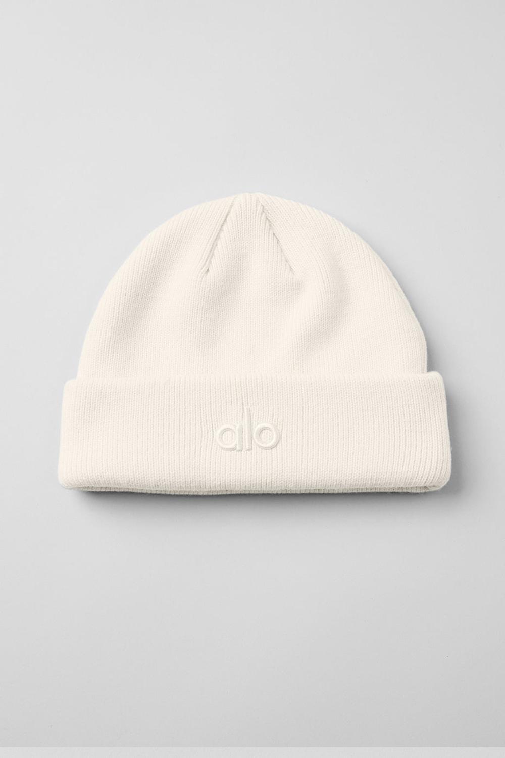 Gorro Alo Yoga Notable Mujer Ivory | Chile  45930-JNAZ