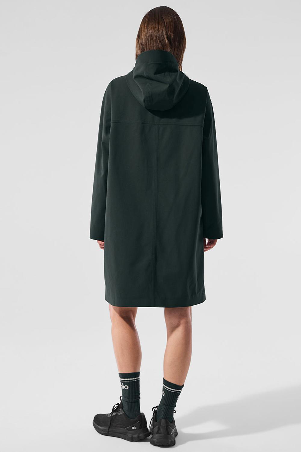 Long Coat Alo Yoga Rain Or Shine Mujer Verde | Chile  24586-GRZO
