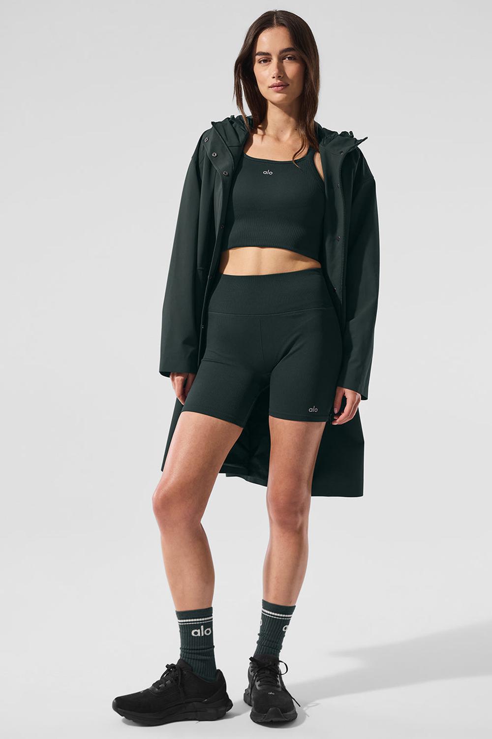 Long Coat Alo Yoga Rain Or Shine Mujer Verde | Chile  24586-GRZO