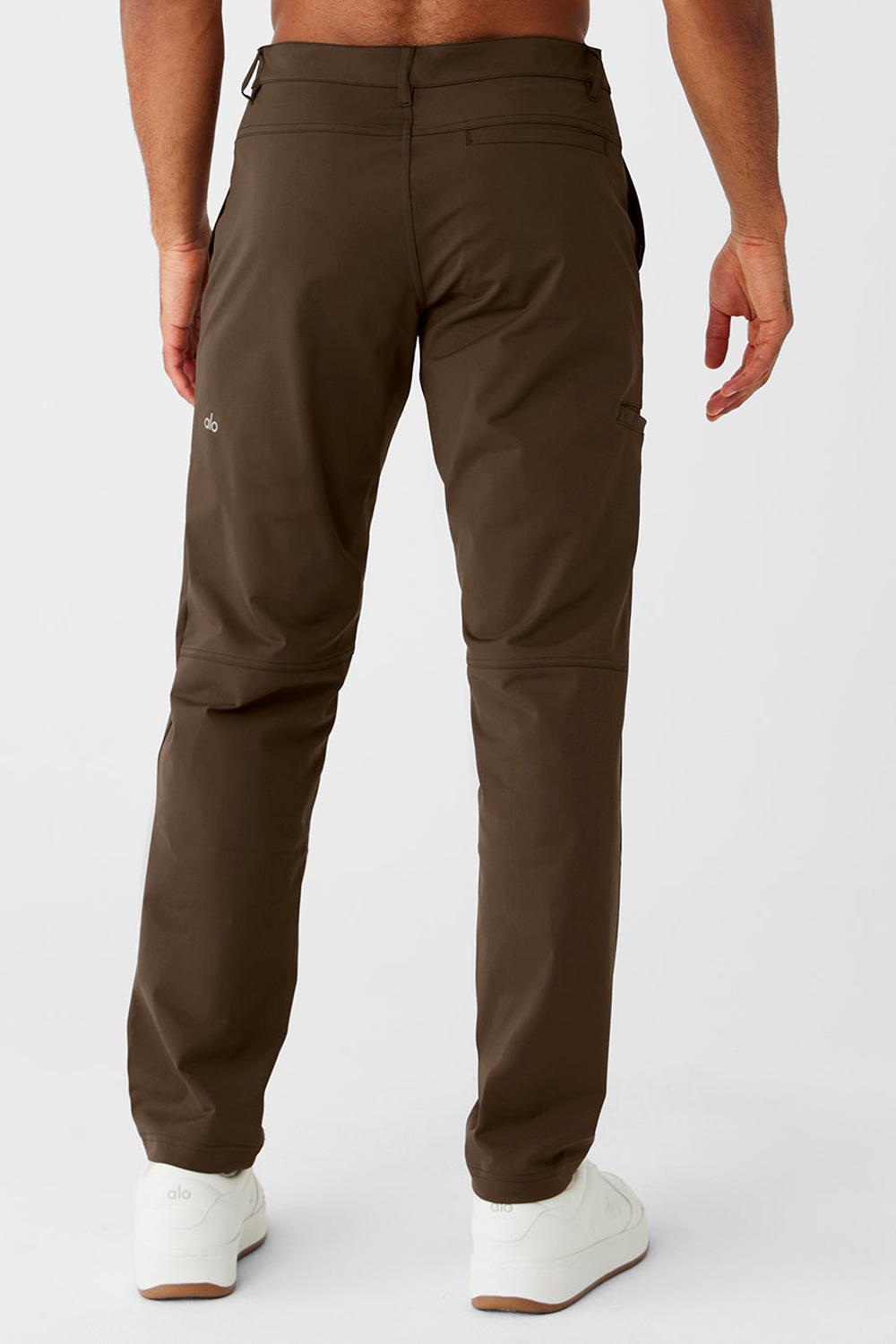 Pantalon Alo Yoga Block Hombre Espresso | Chile  73248-MRTD