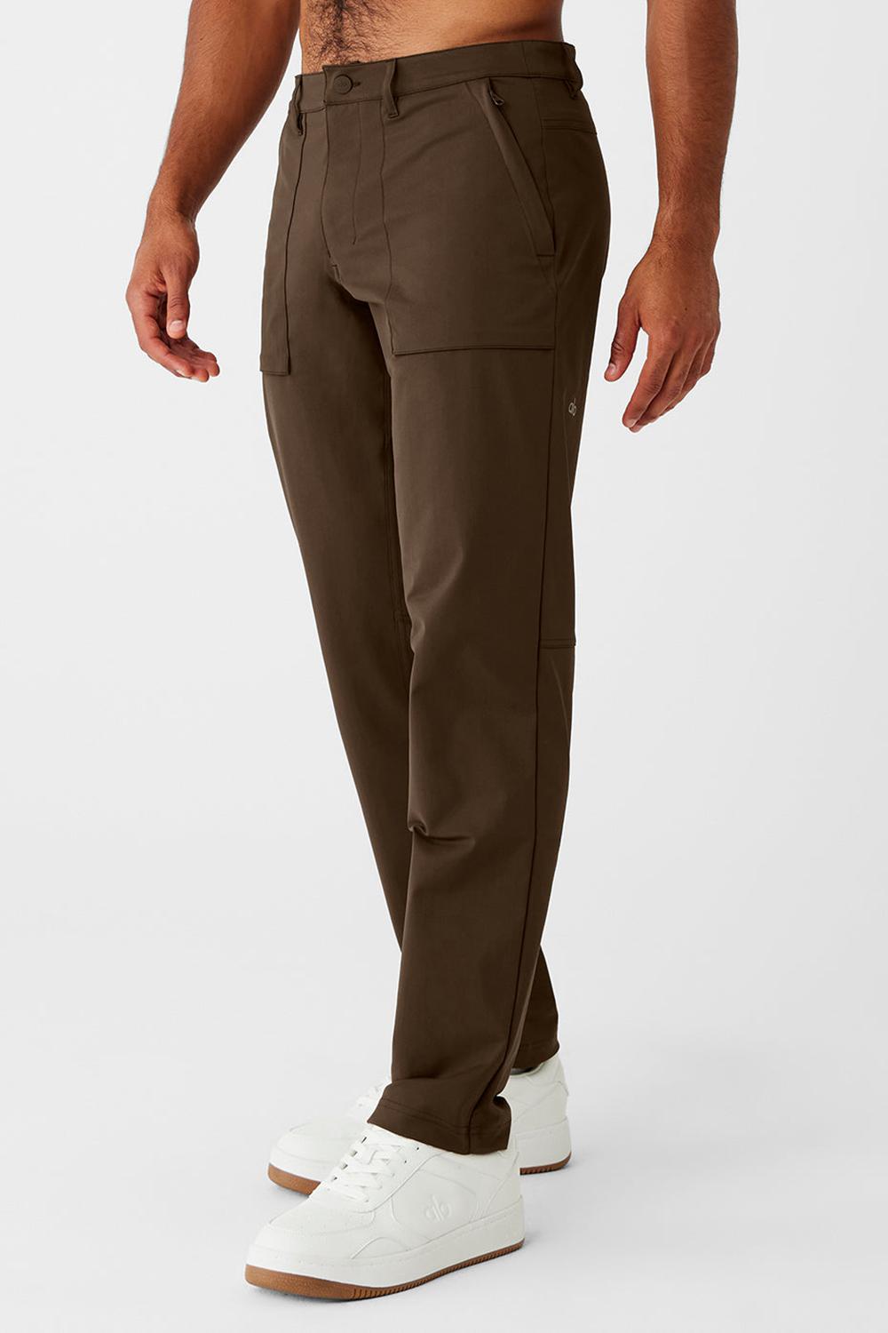 Pantalon Alo Yoga Block Hombre Espresso | Chile  73248-MRTD