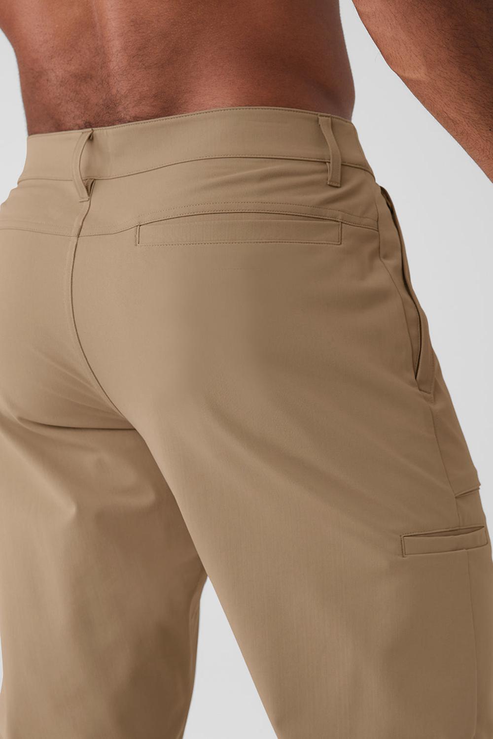 Pantalon Alo Yoga Block Hombre Gravel | Chile  91468-DVQY