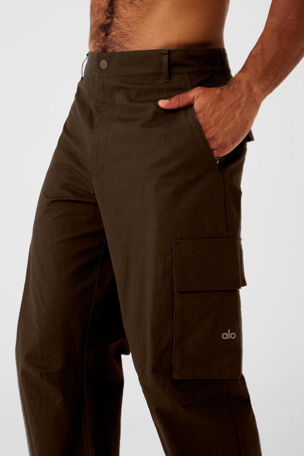 Pantalon Alo Yoga Cargo Ripstop Hombre Espresso | Chile  04583-CUNA