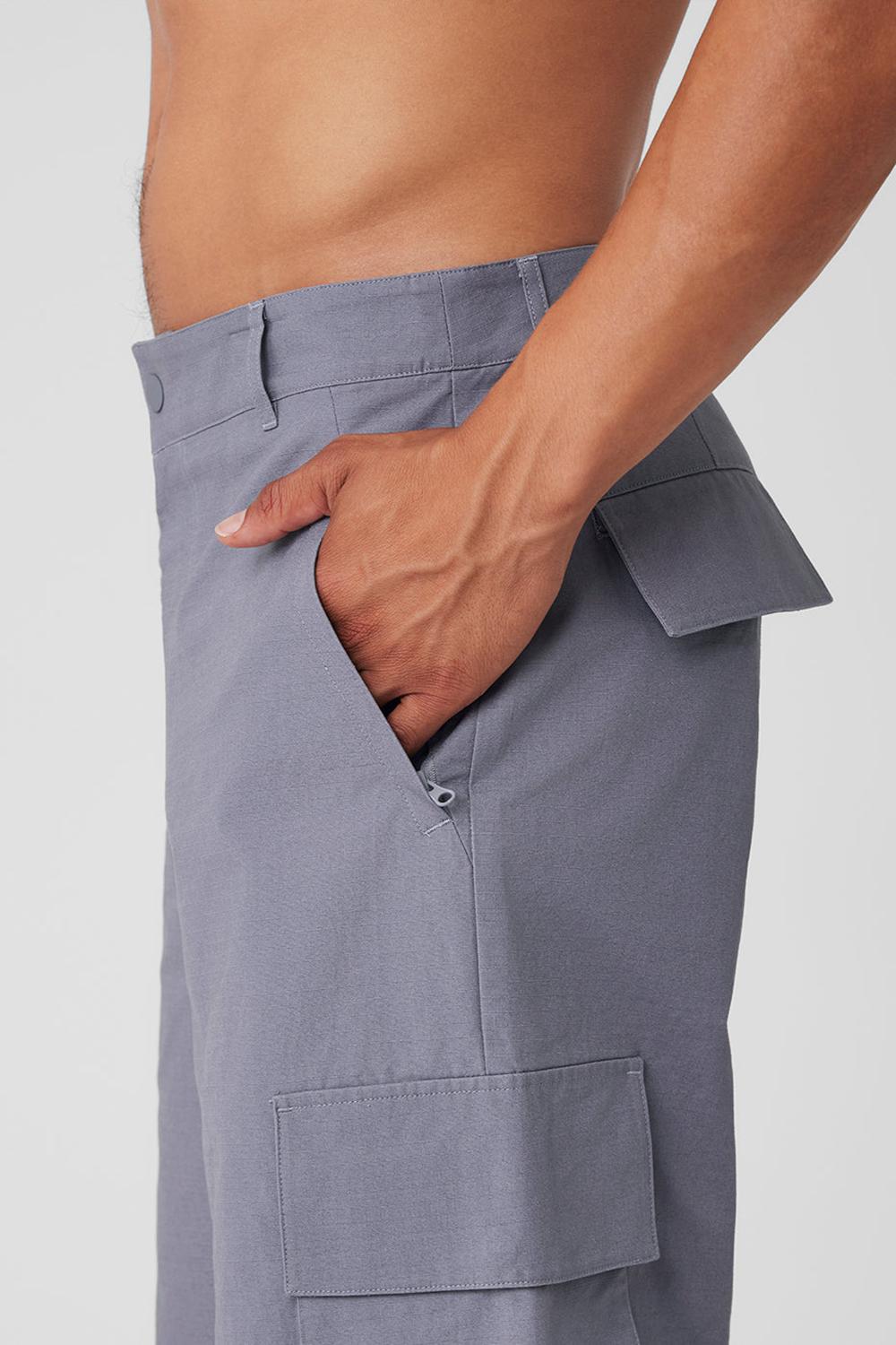 Pantalon Alo Yoga Cargo Ripstop Hombre Fog | Chile  06589-ANTE
