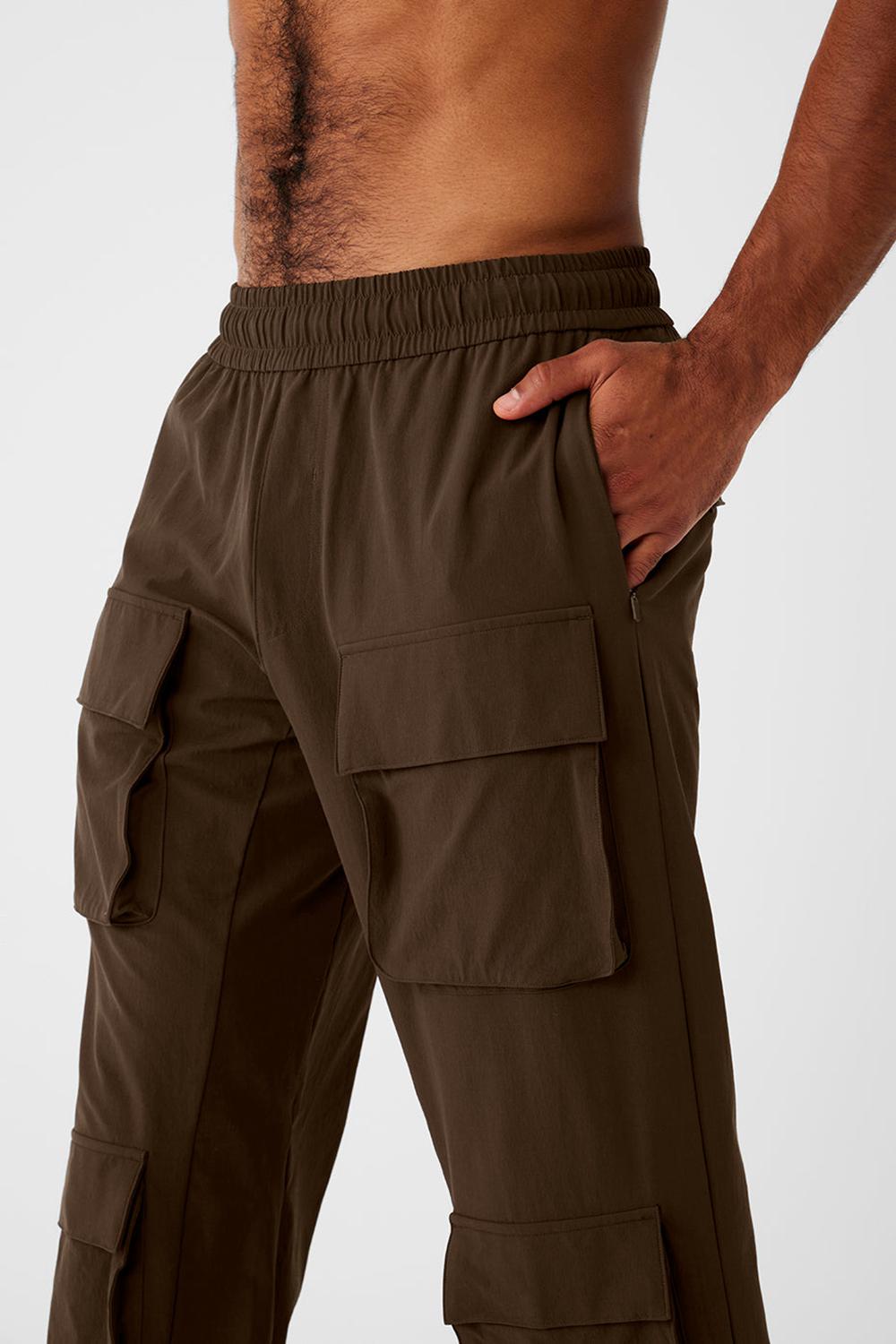 Pantalon Alo Yoga Cargo Venture Hombre Espresso | Chile  23650-JWLR
