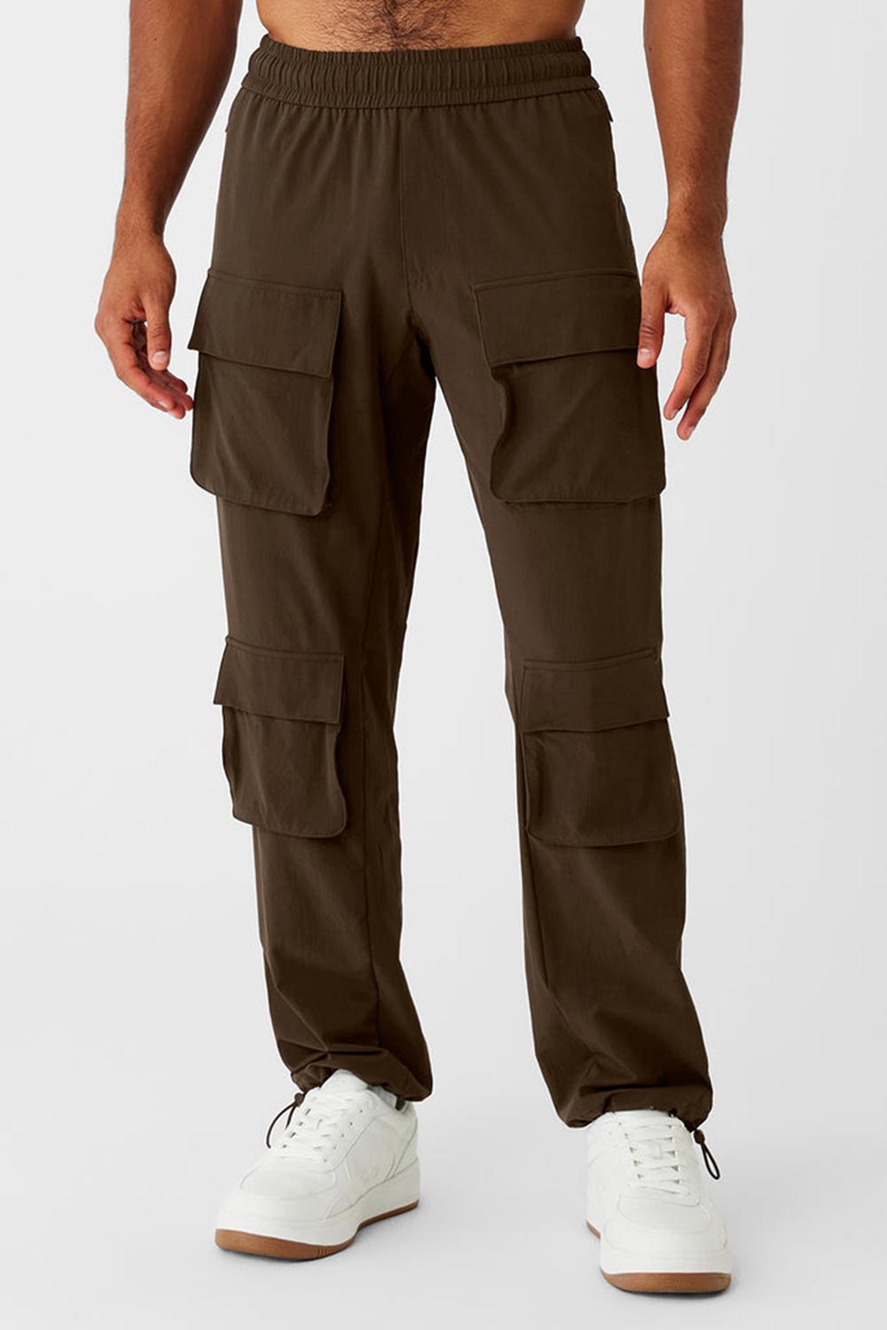 Pantalon Alo Yoga Cargo Venture Hombre Espresso | Chile  23650-JWLR