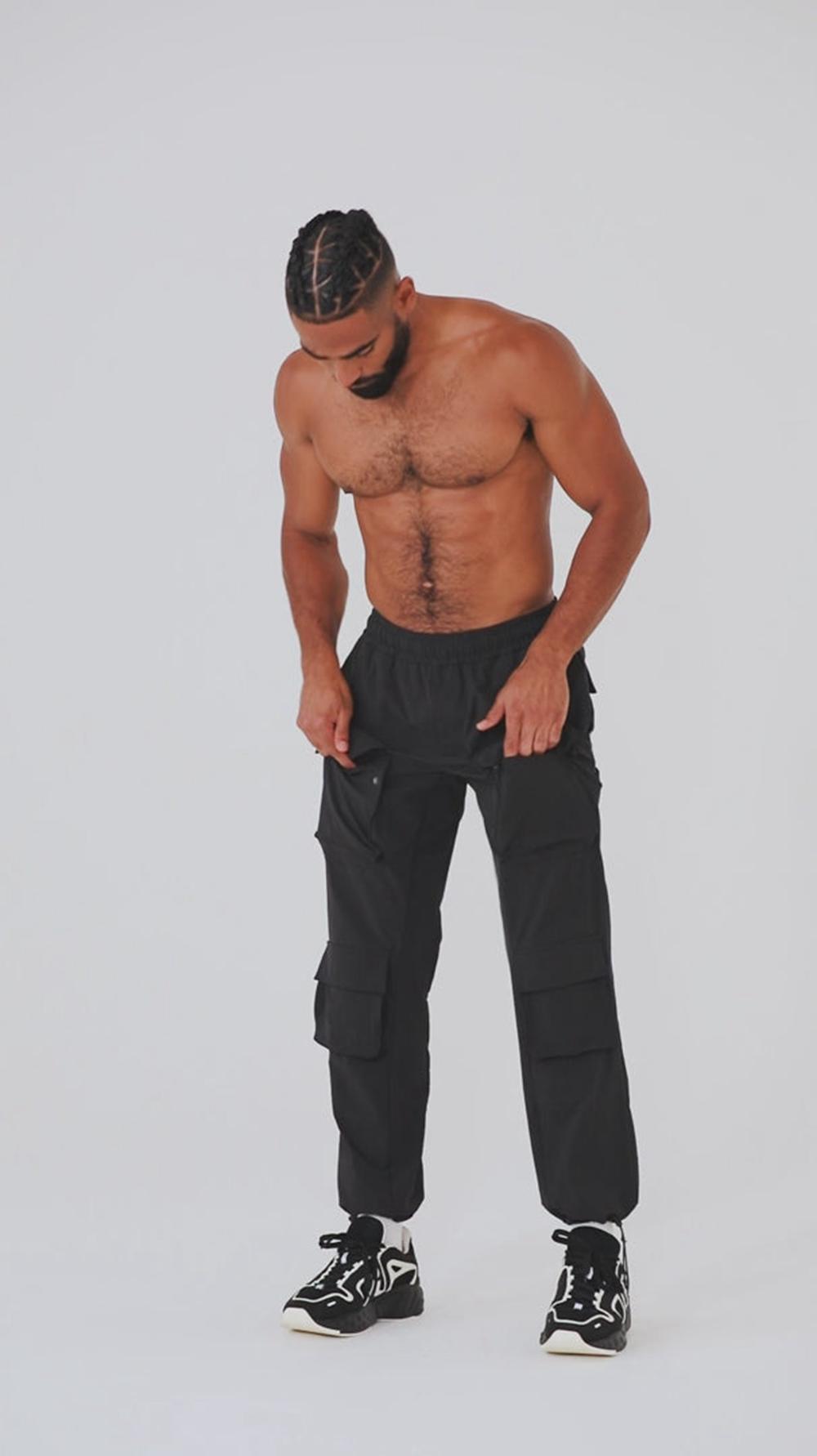 Pantalon Alo Yoga Cargo Venture Hombre Negras | Chile  92617-IQRV