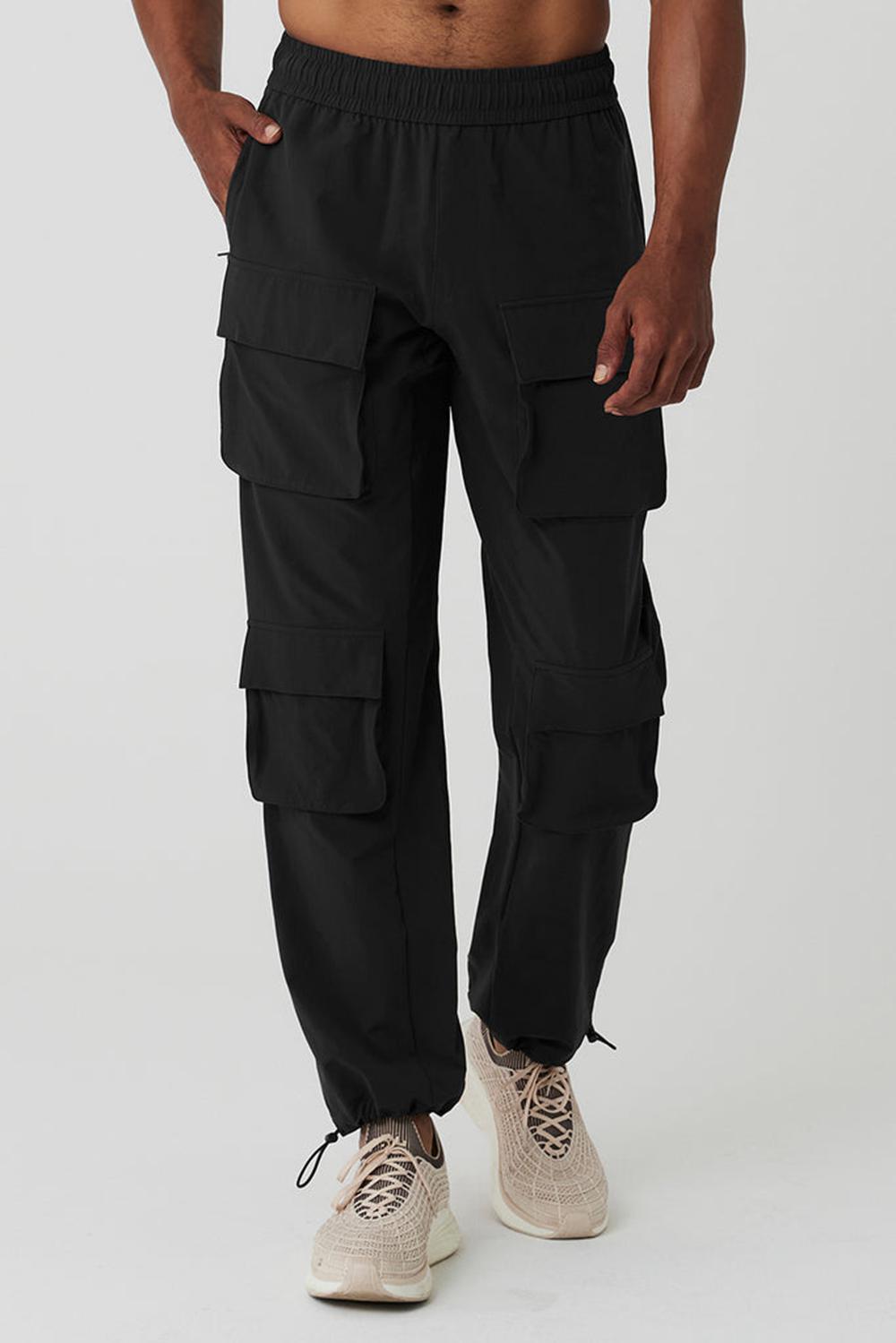 Pantalon Alo Yoga Cargo Venture Hombre Negras | Chile  92617-IQRV