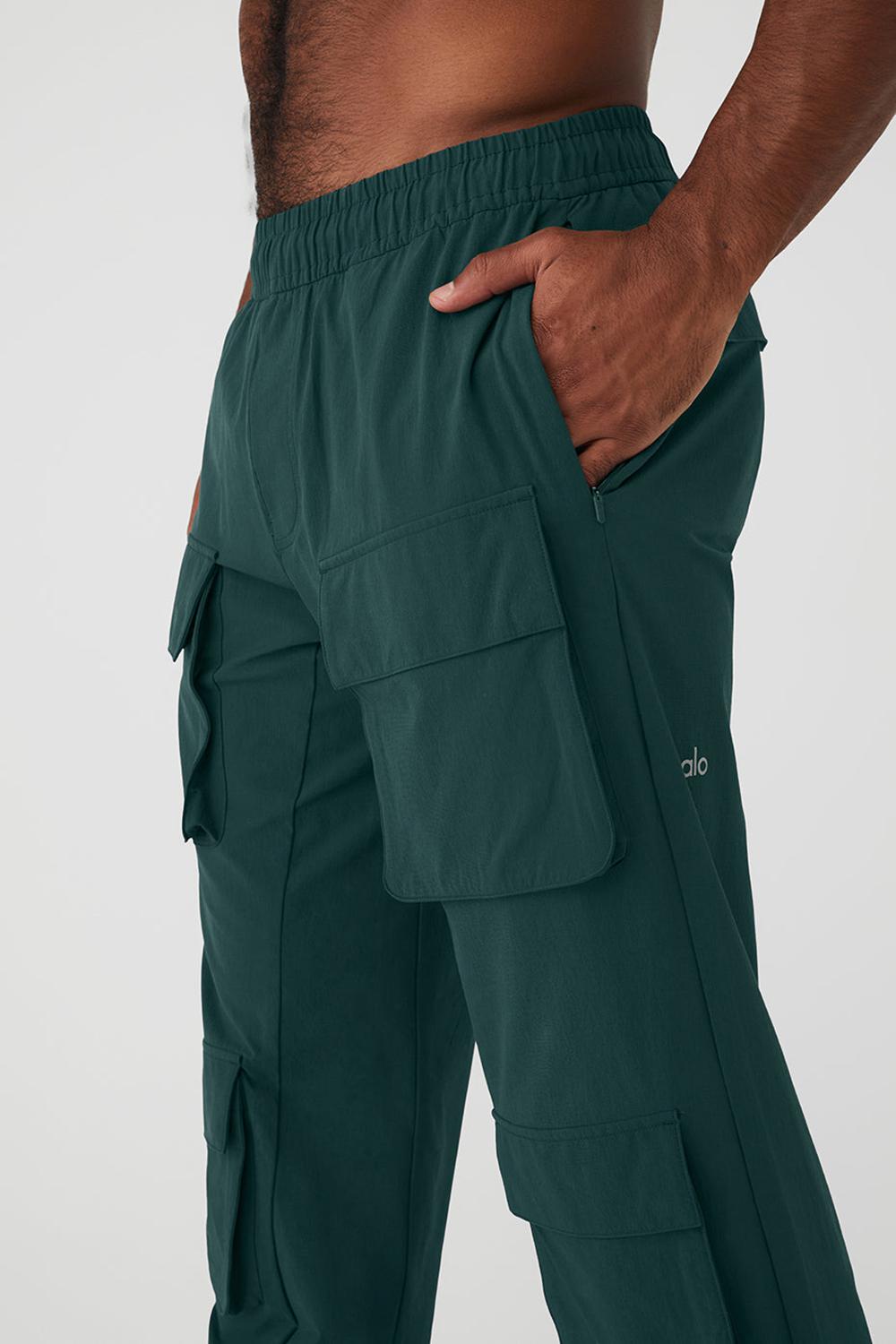 Pantalon Alo Yoga Cargo Venture Hombre Verde | Chile  59714-XICL