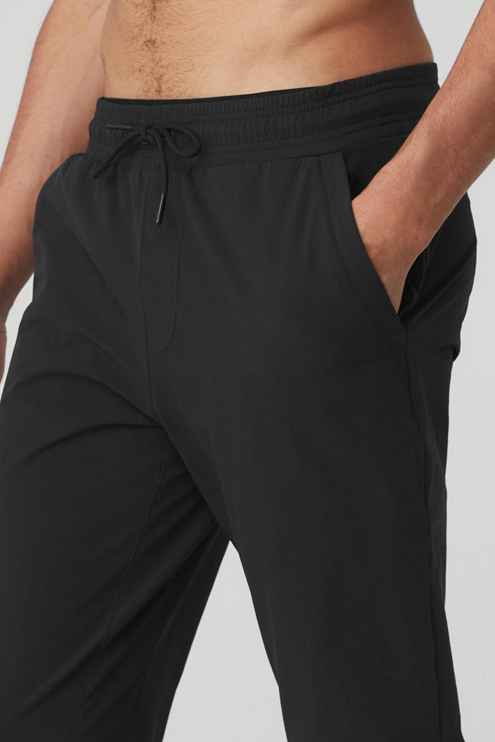 Pantalon Alo Yoga Co-Op 7/8 Hombre Negras | Chile  04613-ATPZ