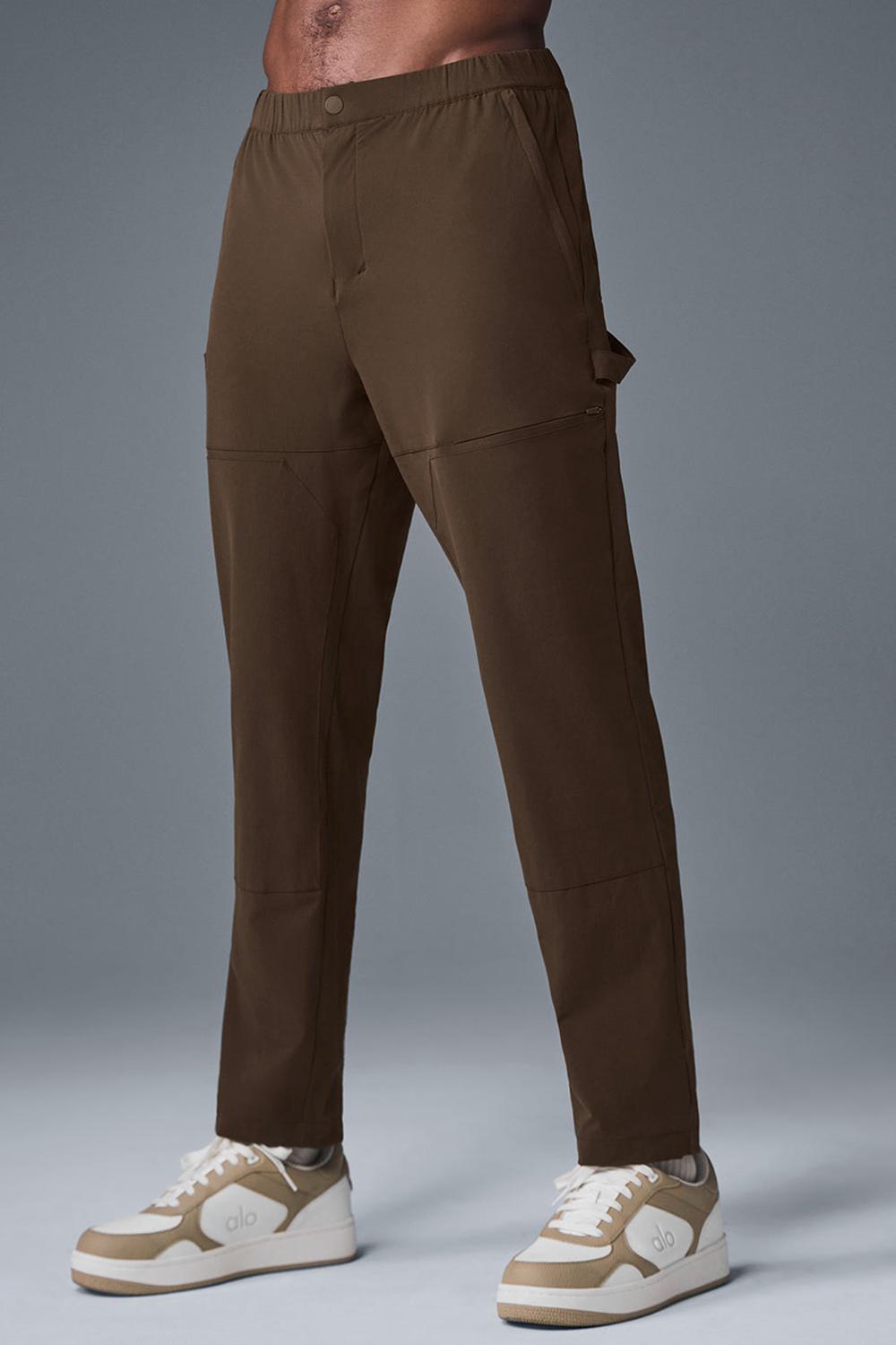 Pantalon Alo Yoga Co-Op Carpenter Track Hombre Espresso | Chile  60271-XDOG