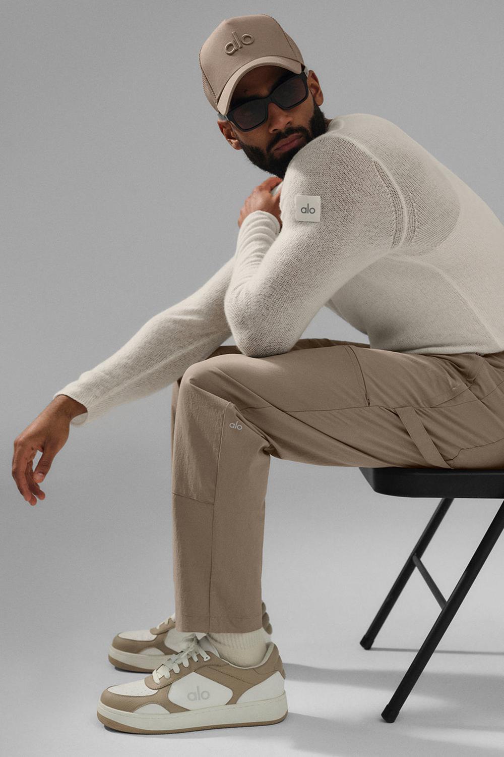 Pantalon Alo Yoga Co-Op Carpenter Track Hombre Gravel | Chile  95178-JHOE