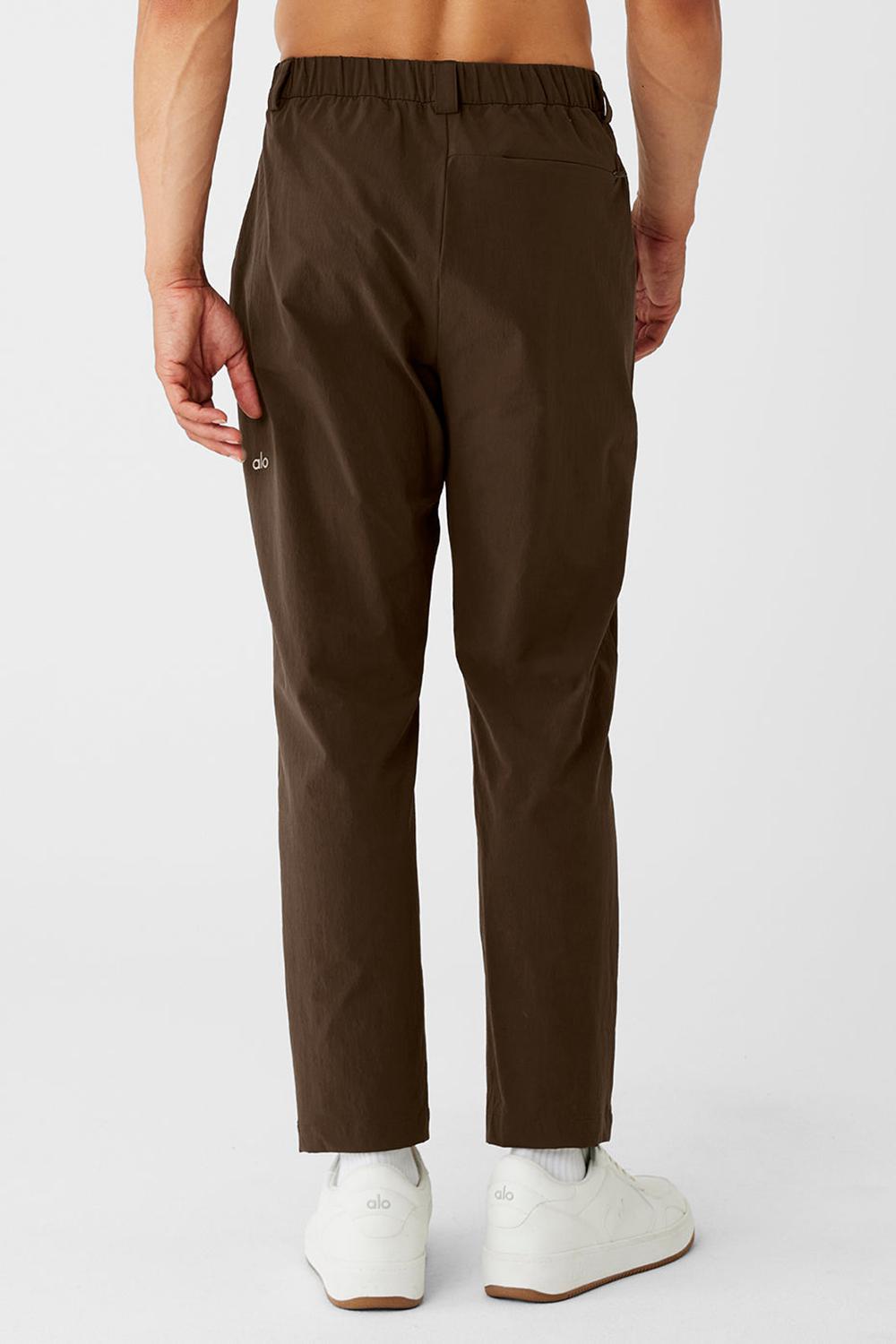 Pantalon Alo Yoga Co-Op Cropped Tech Hombre Espresso | Chile  60457-JWXC