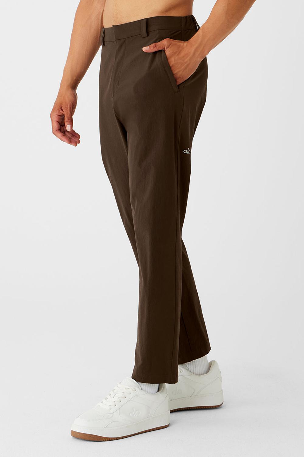 Pantalon Alo Yoga Co-Op Cropped Tech Hombre Espresso | Chile  60457-JWXC