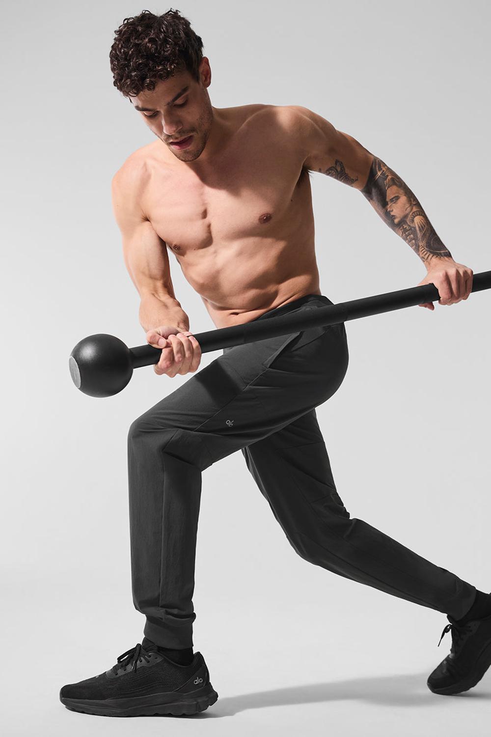 Pantalon Alo Yoga Co-Op Hombre Anthracite | Chile  46518-SWQN