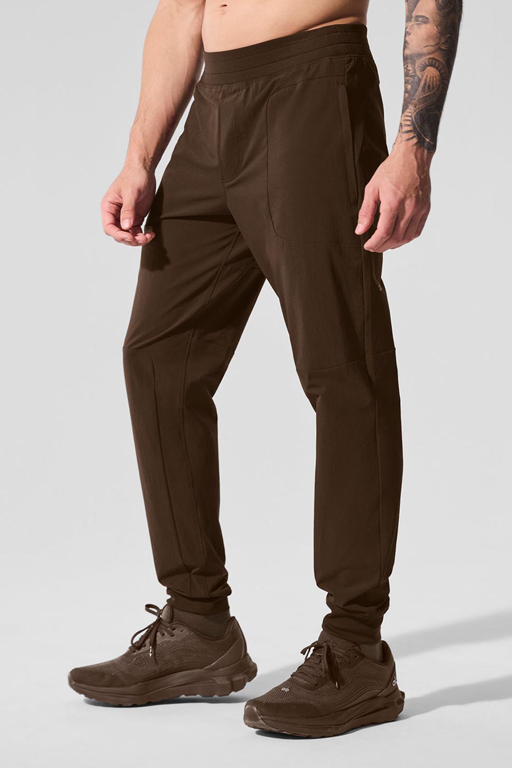 Pantalon Alo Yoga Co-Op Hombre Espresso | Chile  32167-XNKA