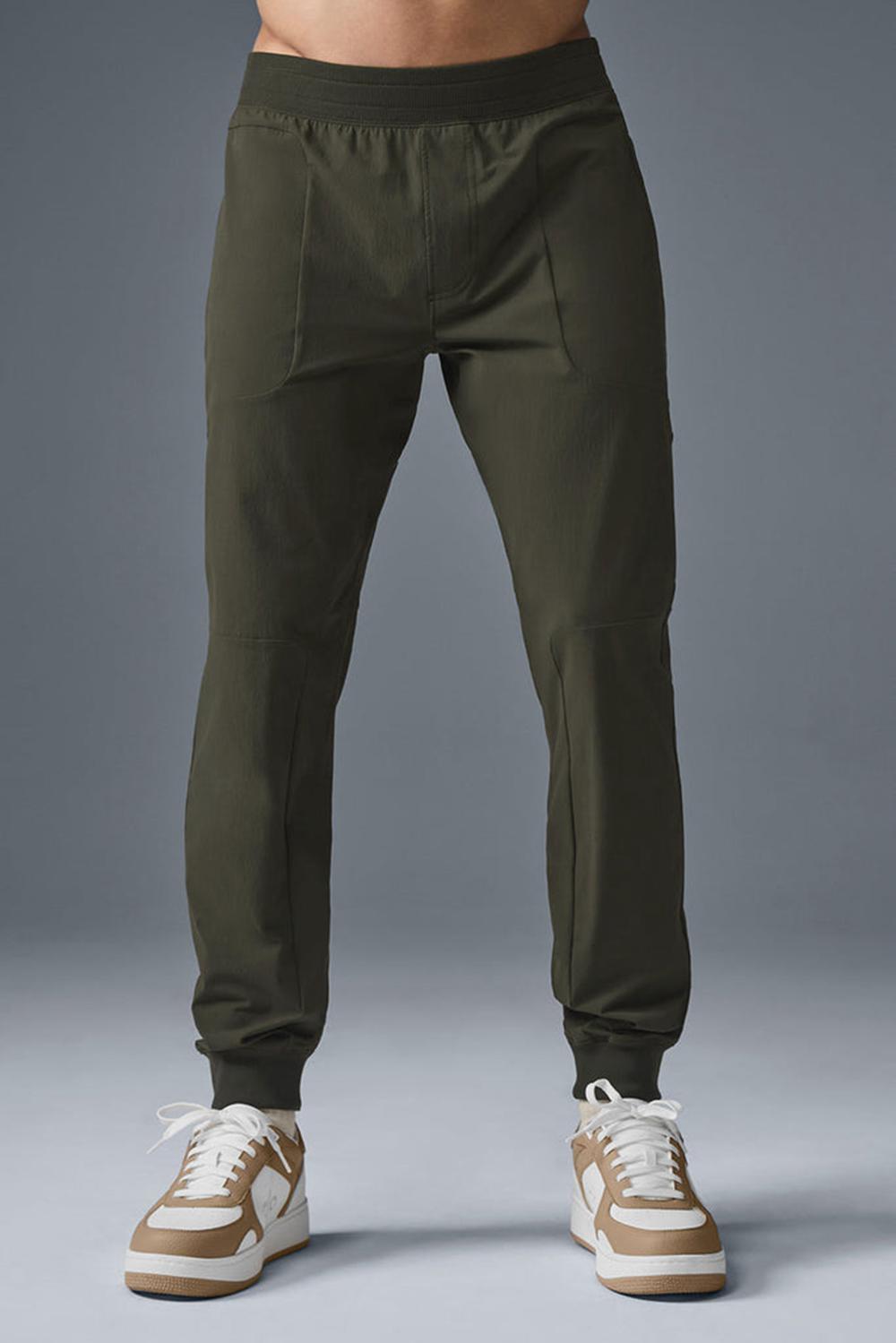 Pantalon Alo Yoga Co-Op Hombre Verde | Chile  56042-VQJF