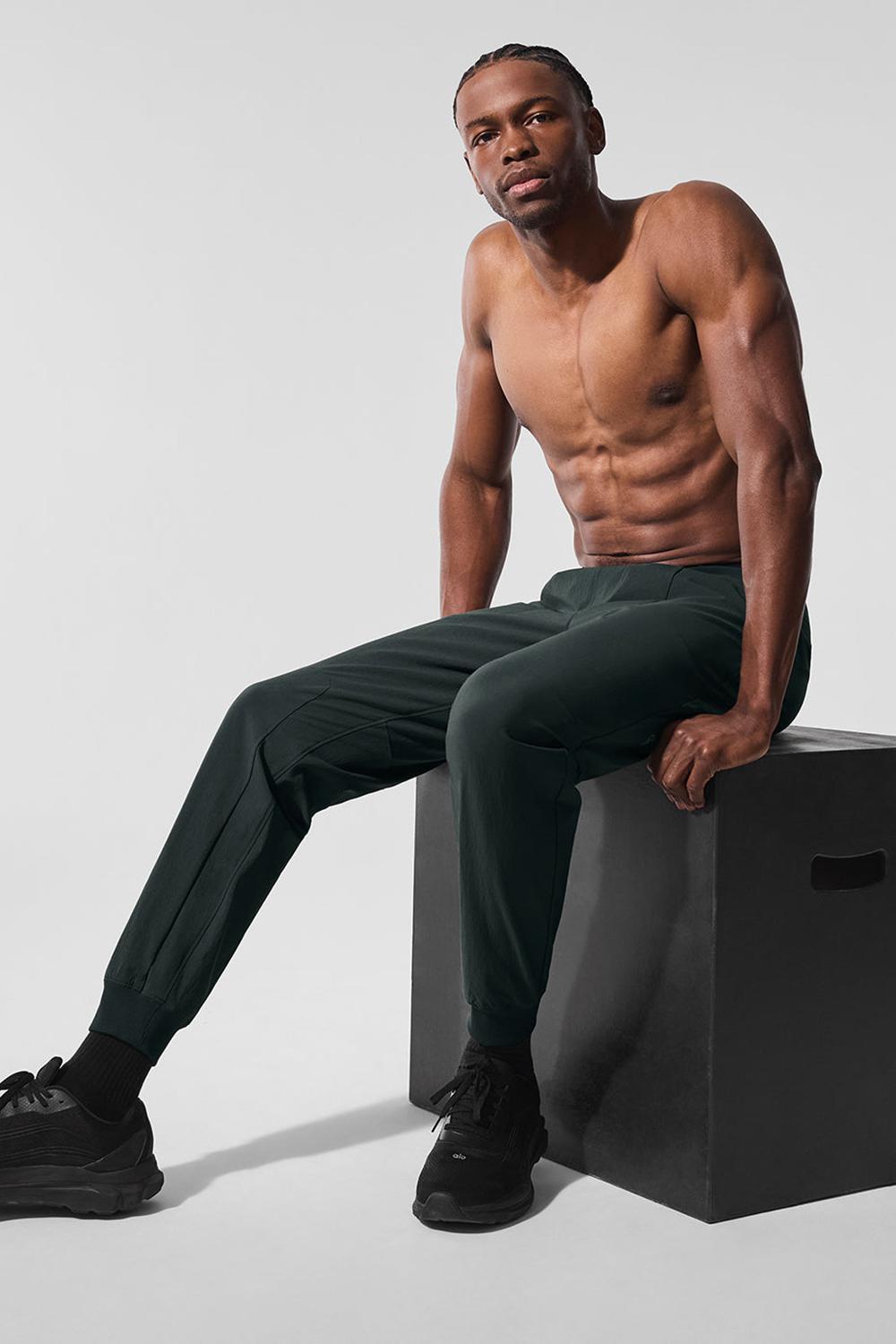 Pantalon Alo Yoga Co-Op Hombre Verde | Chile  65301-FETY