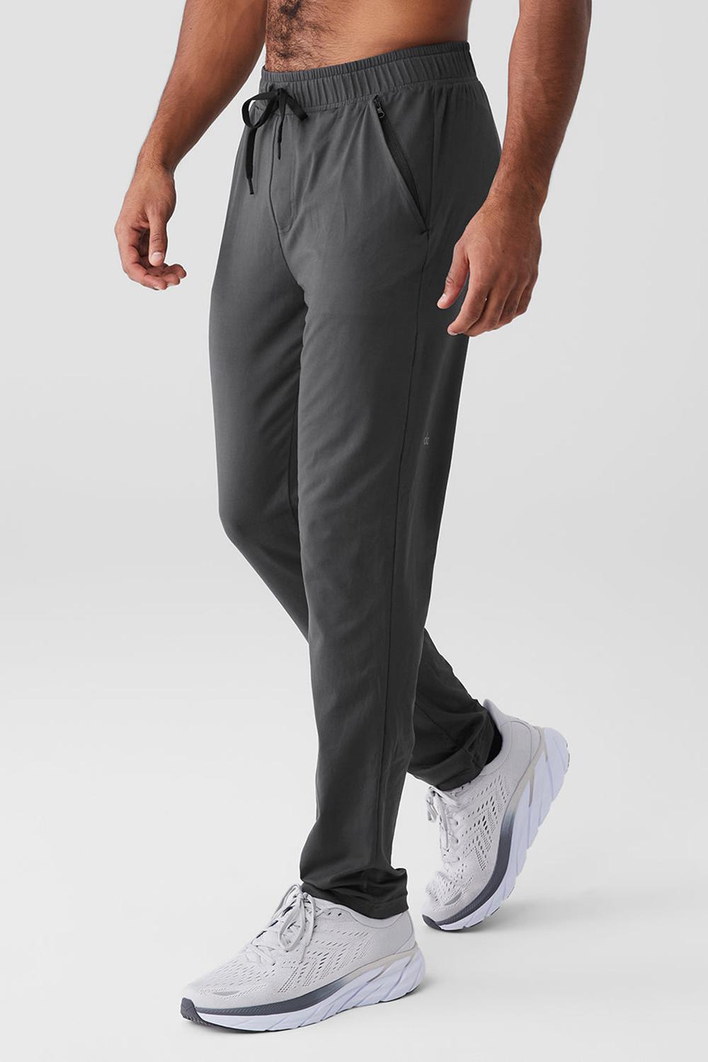 Pantalon Alo Yoga Conquer Pulse Hombre Anthracite | Chile  05734-WNKJ