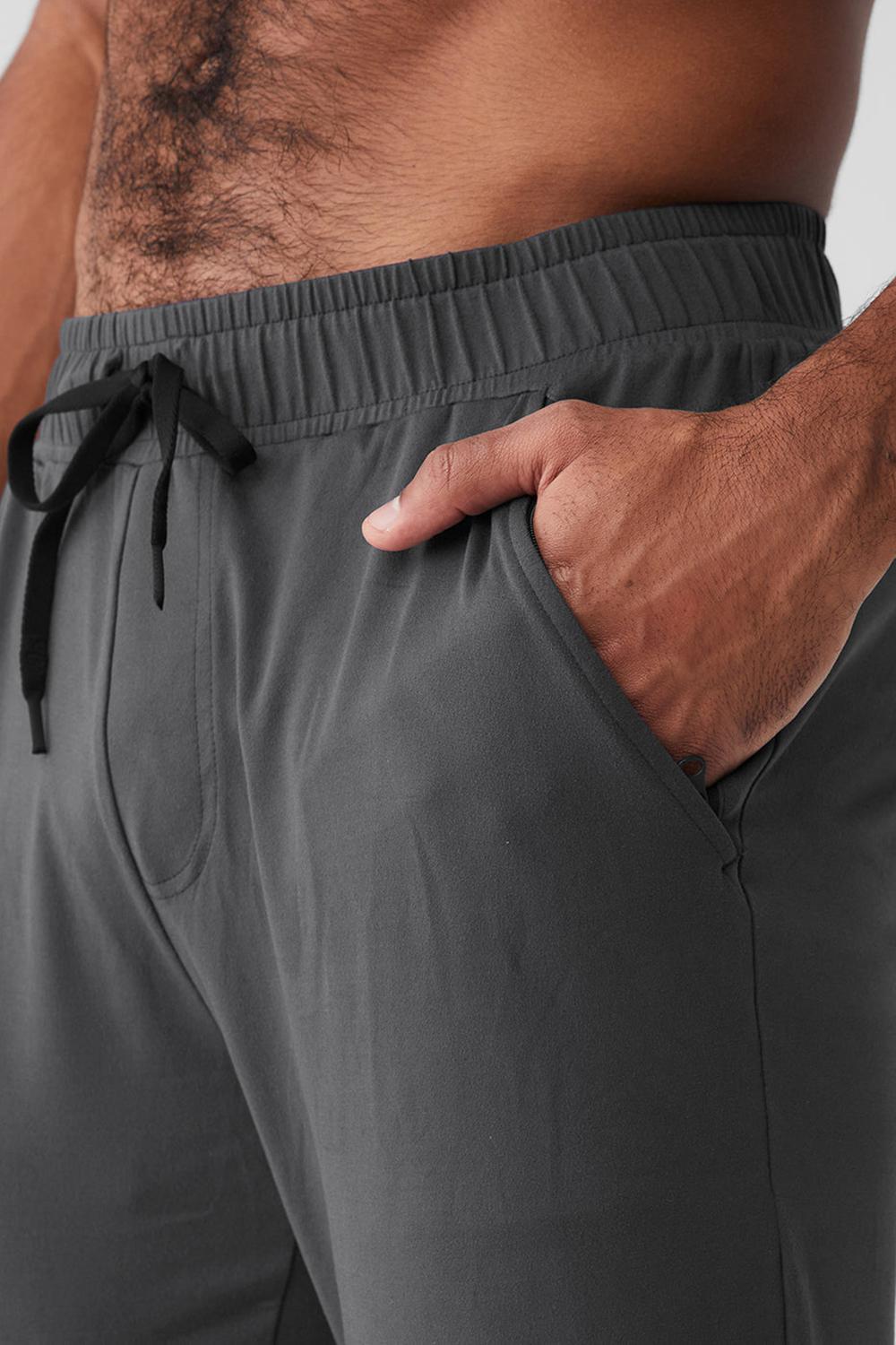 Pantalon Alo Yoga Conquer Pulse Hombre Anthracite | Chile  05734-WNKJ