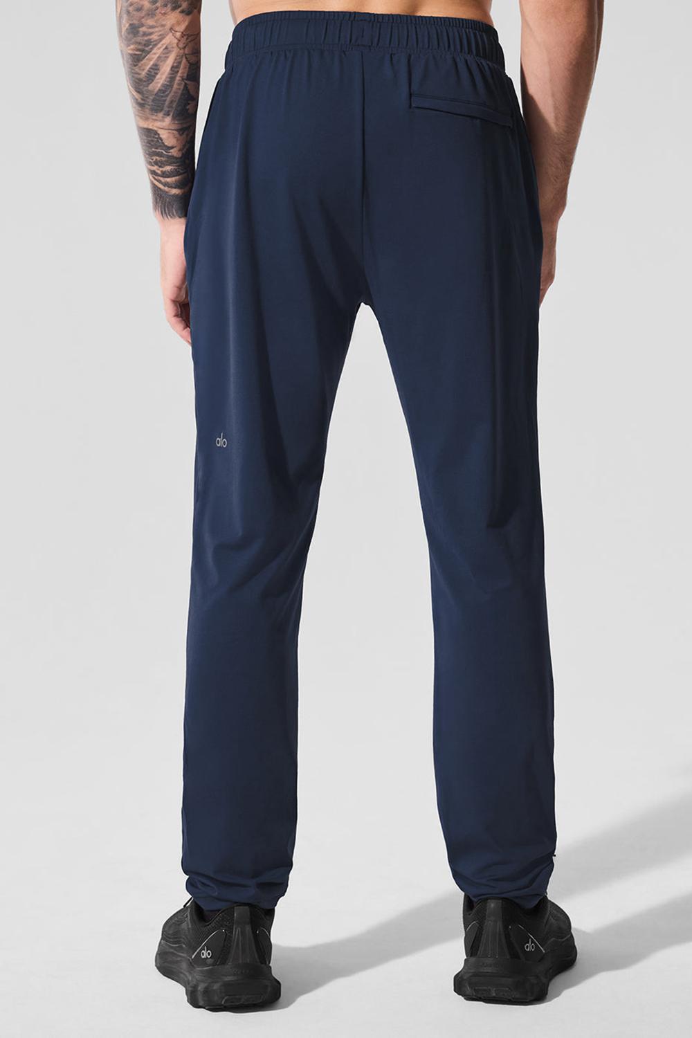 Pantalon Alo Yoga Conquer Pulse Hombre Azul Marino | Chile  51862-CDNH