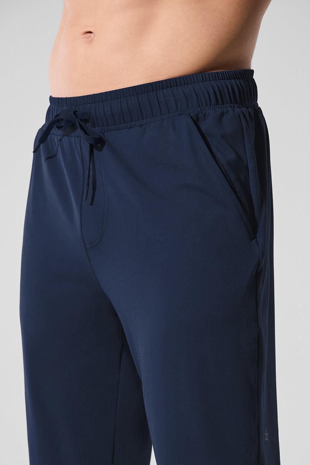 Pantalon Alo Yoga Conquer Pulse Hombre Azul Marino | Chile  51862-CDNH