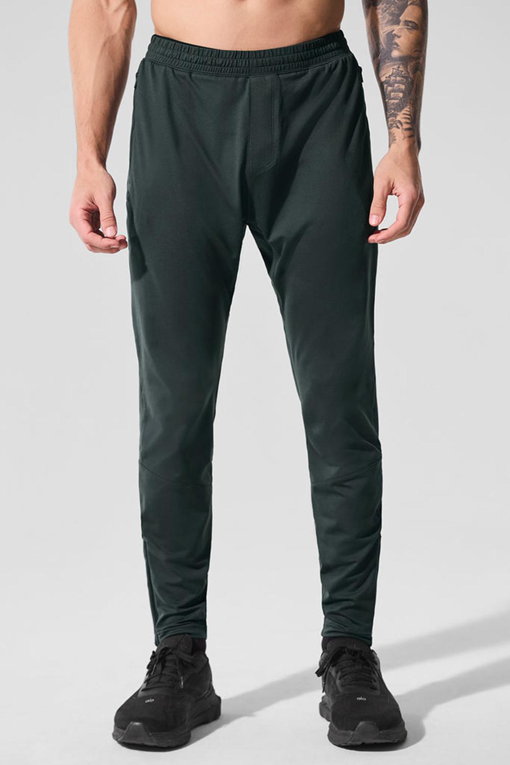Pantalon Alo Yoga Conquer React Performance Hombre Verde | Chile  29607-HKDE