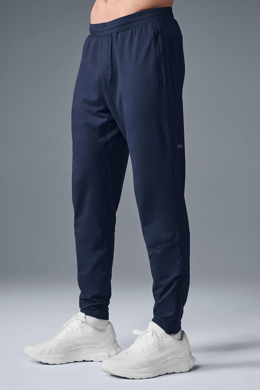 Pantalon Alo Yoga Conquer React Performance Hombre Azul Marino | Chile  76809-XGEU