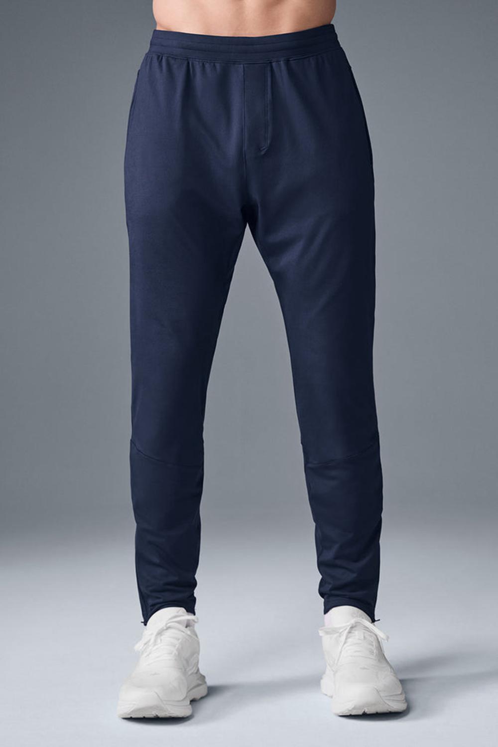 Pantalon Alo Yoga Conquer React Performance Hombre Azul Marino | Chile  76809-XGEU