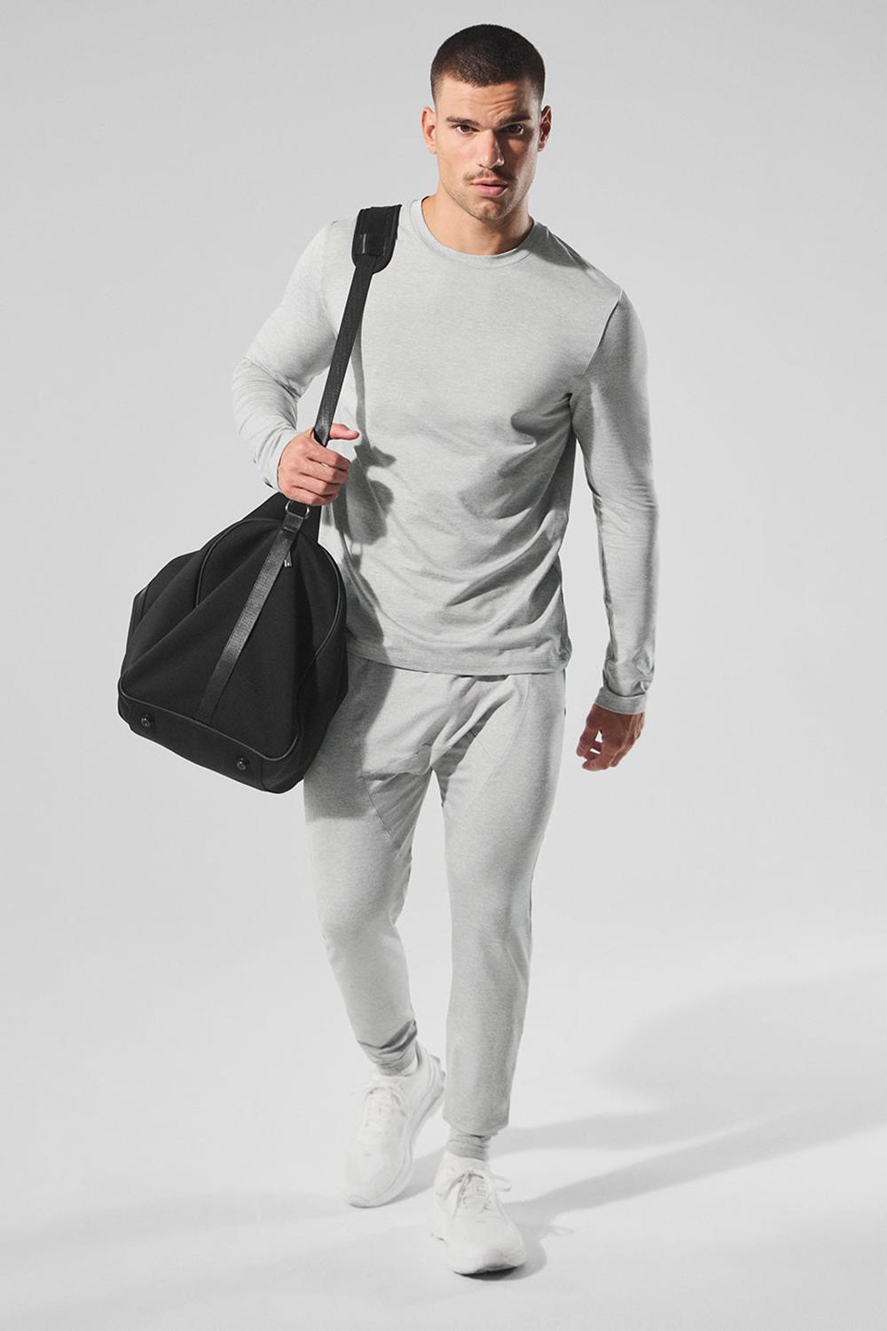 Pantalon Alo Yoga Conquer Revitalize Hombre Gris | Chile  19437-FMPC