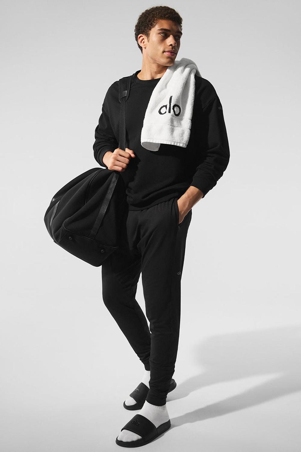 Pantalon Alo Yoga Conquer Revitalize Hombre Negras | Chile  34978-AQIP