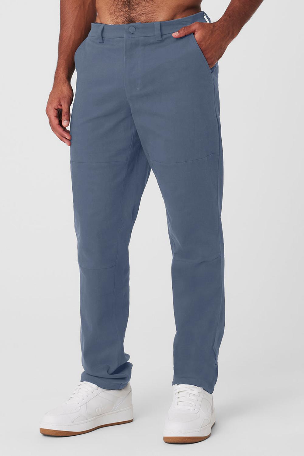 Pantalon Alo Yoga Edition Sueded Hombre Bluestone | Chile  92536-KLGI