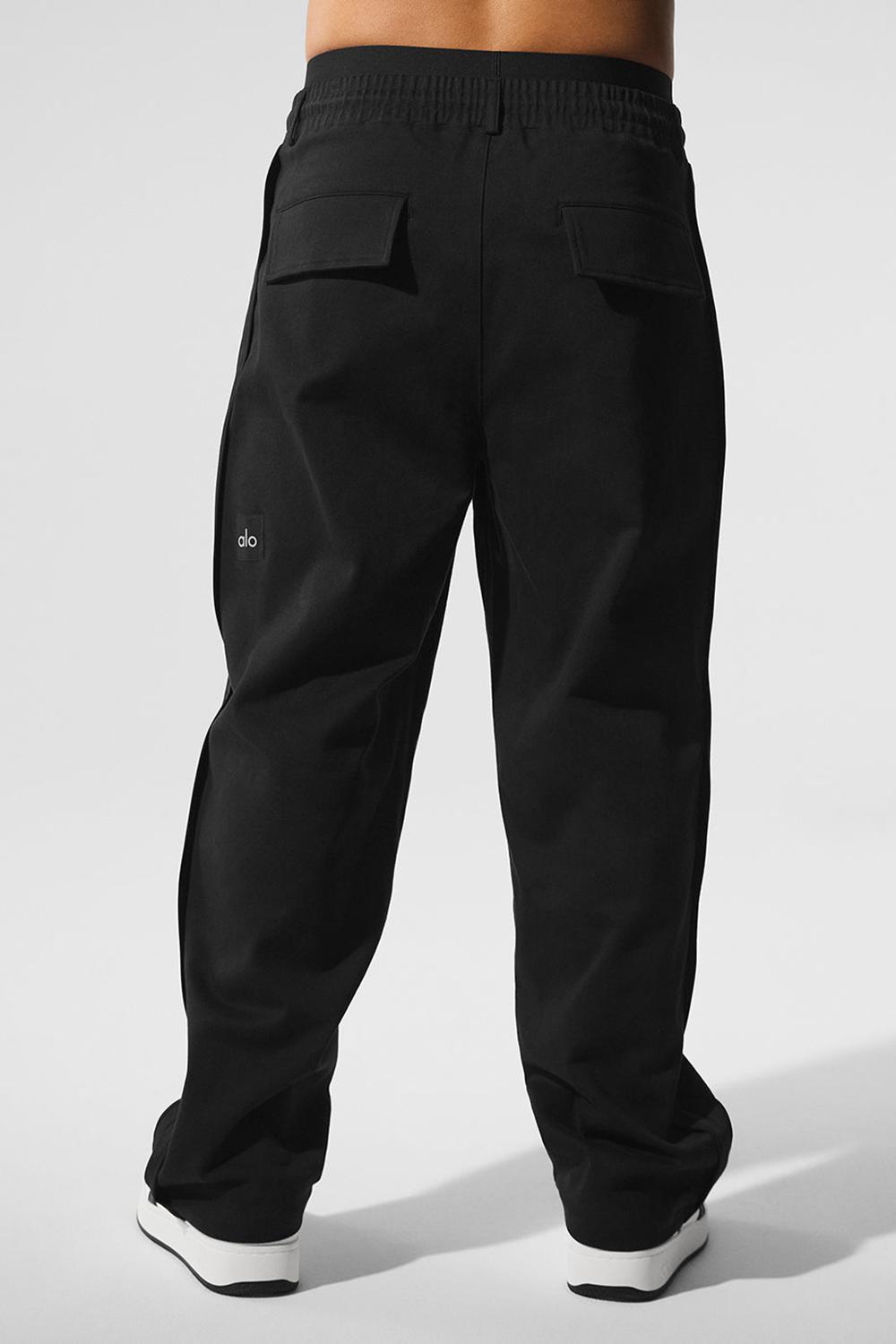 Pantalon Alo Yoga Edition Sueded Straight Leg Hombre Negras | Chile  78201-FYQI
