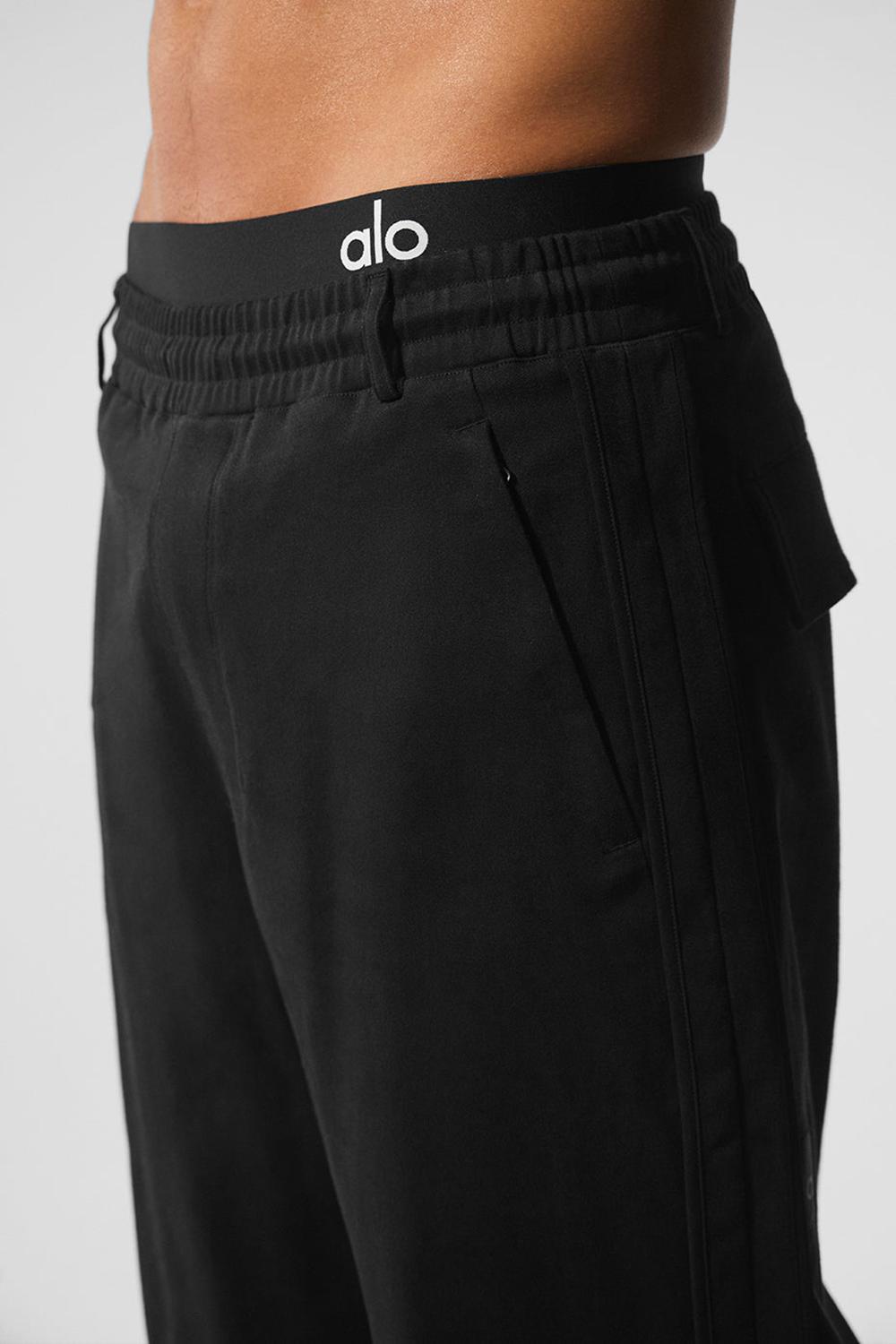 Pantalon Alo Yoga Edition Sueded Straight Leg Hombre Negras | Chile  78201-FYQI