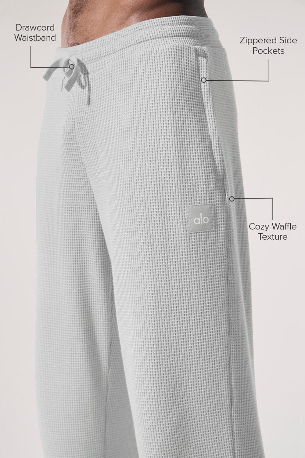 Pantalon Alo Yoga Elevate Waffle Straight Leg Hombre Gris | Chile  52086-KIOF