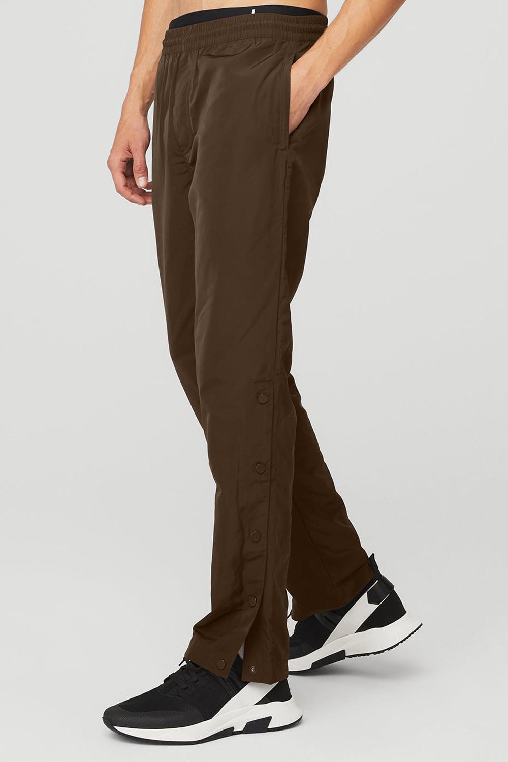 Pantalon Alo Yoga Legend Snap Hombre Espresso | Chile  42537-DCPN
