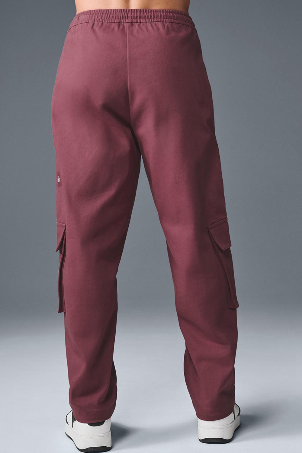 Pantalon Alo Yoga Northstar Cargo Hombre Burdeos | Chile  57412-CFMS