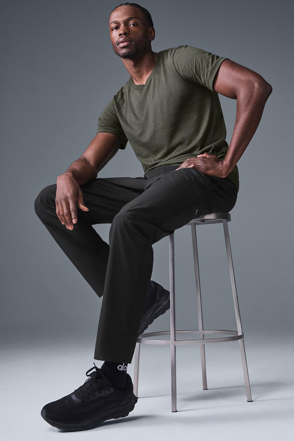 Pantalon Alo Yoga Repetition Hombre Negras | Chile  41738-FBAY