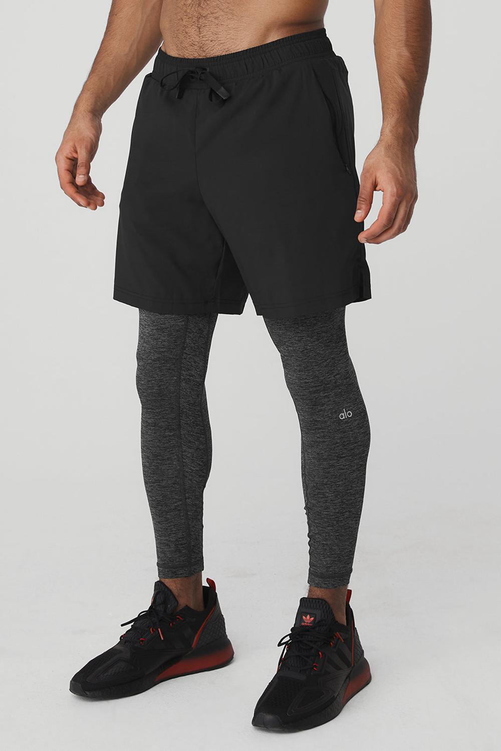 Pantalon Alo Yoga Stability 2 In 1 | Chile  &s Hombre Negras Gris Oscuro | Chile  06984-AQDX
