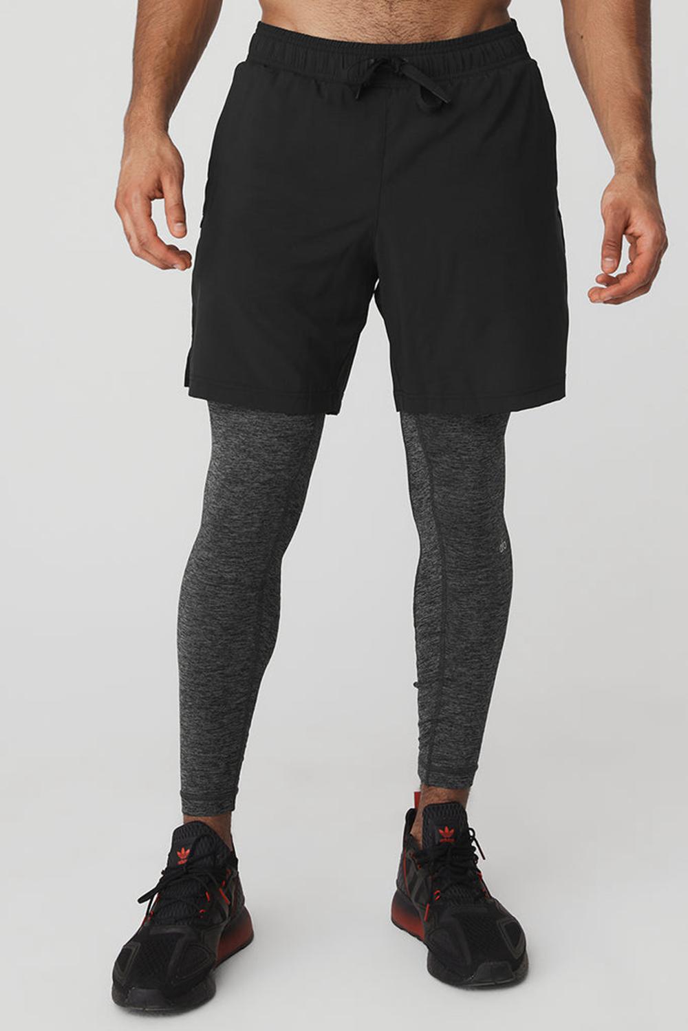 Pantalon Alo Yoga Stability 2 In 1 | Chile  &s Hombre Negras Gris Oscuro | Chile  06984-AQDX