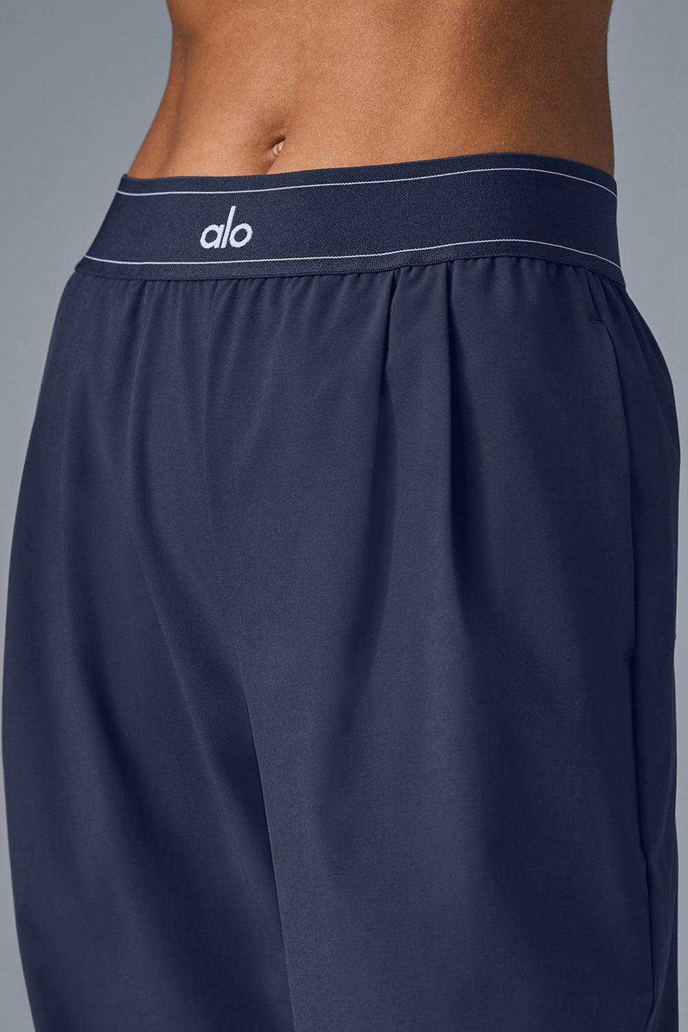 Pantalon Alo Yoga Suit Up (Long) Mujer Azul Marino | Chile  98602-TVBF